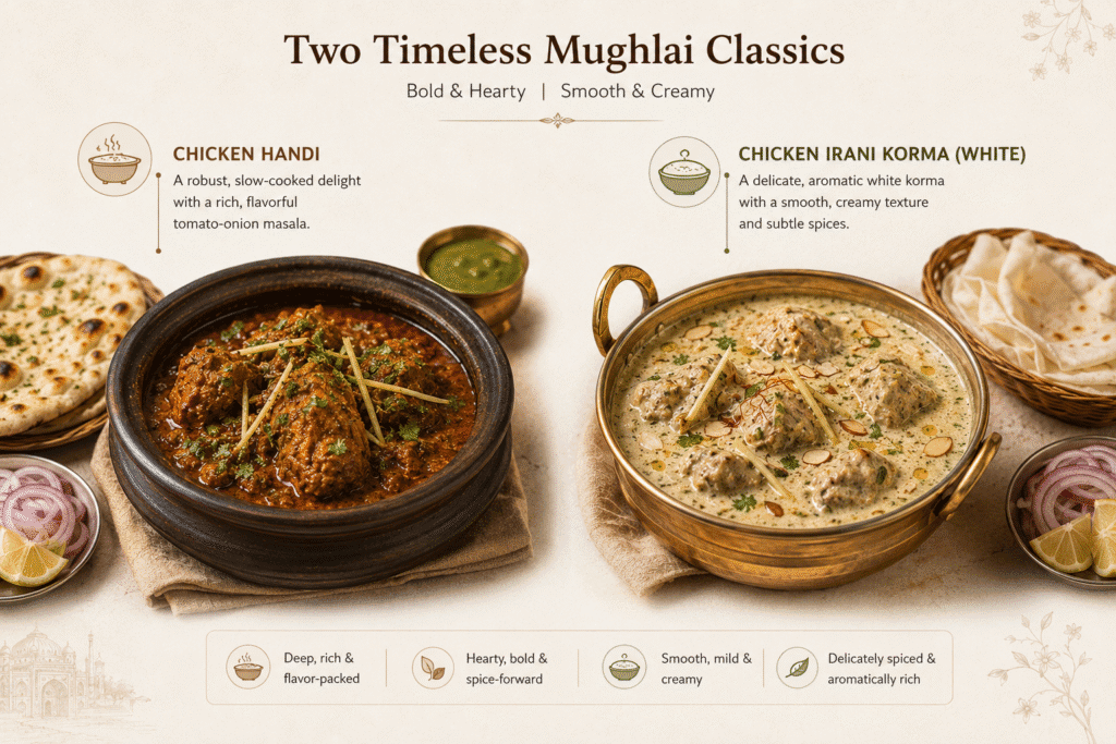 How Is Chicken Irani Korma Different From Chicken Handi? | Delhi 6